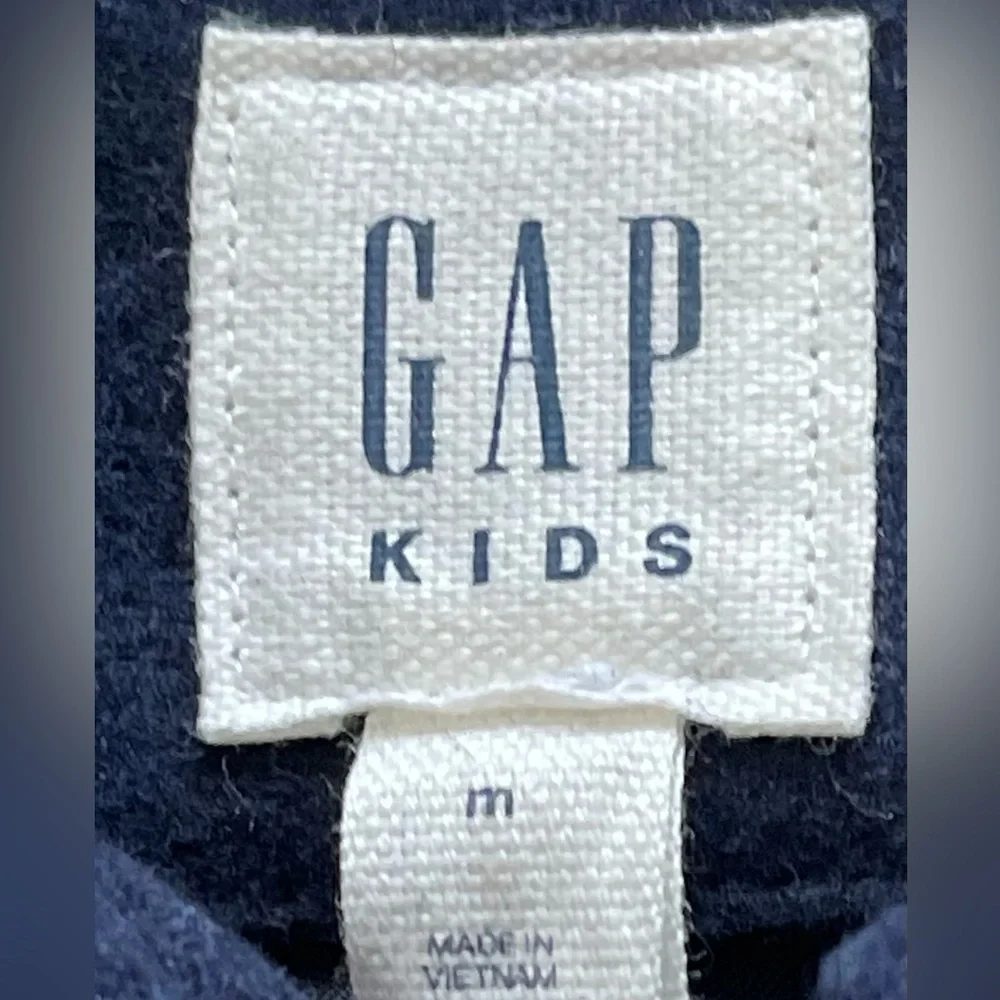 GAP Girls Navy Double-Breasted Wool Peacoat